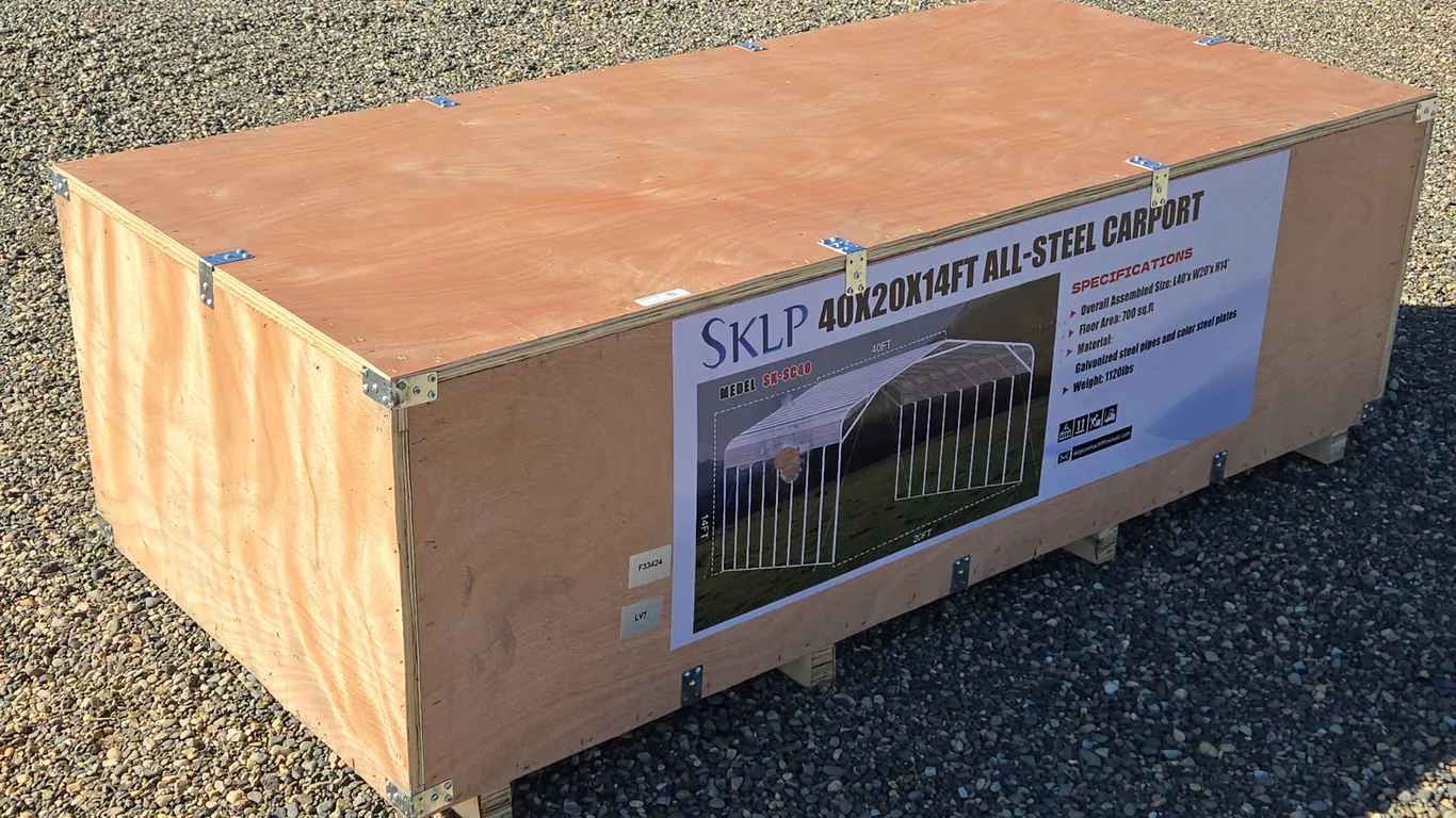 40x20x14FT All-Streel Carport Unused
