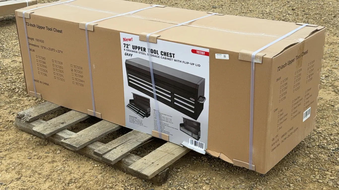 72 IN. 6 Drawer Upper Tool Chest (Gray)