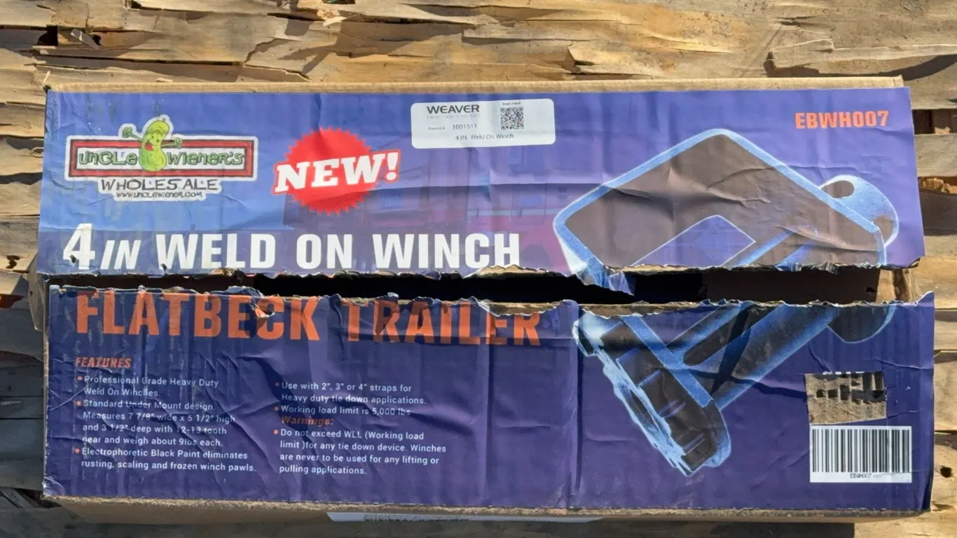4 IN. Weld On Winch