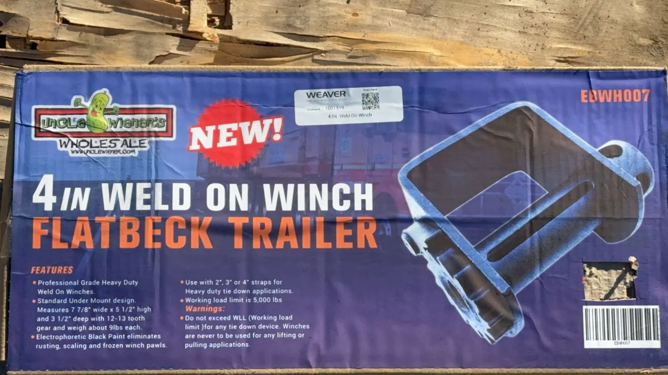 4 IN. Weld On Winch
