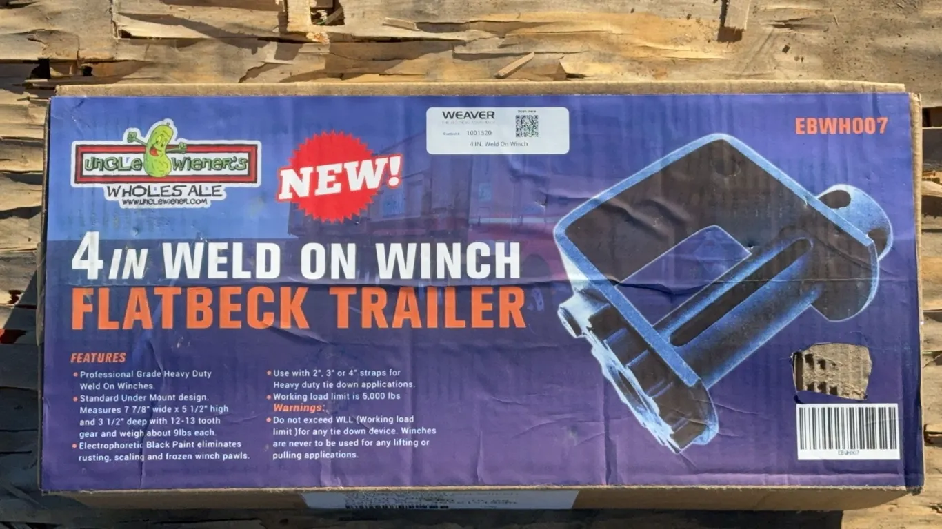 4 IN. Weld On Winch