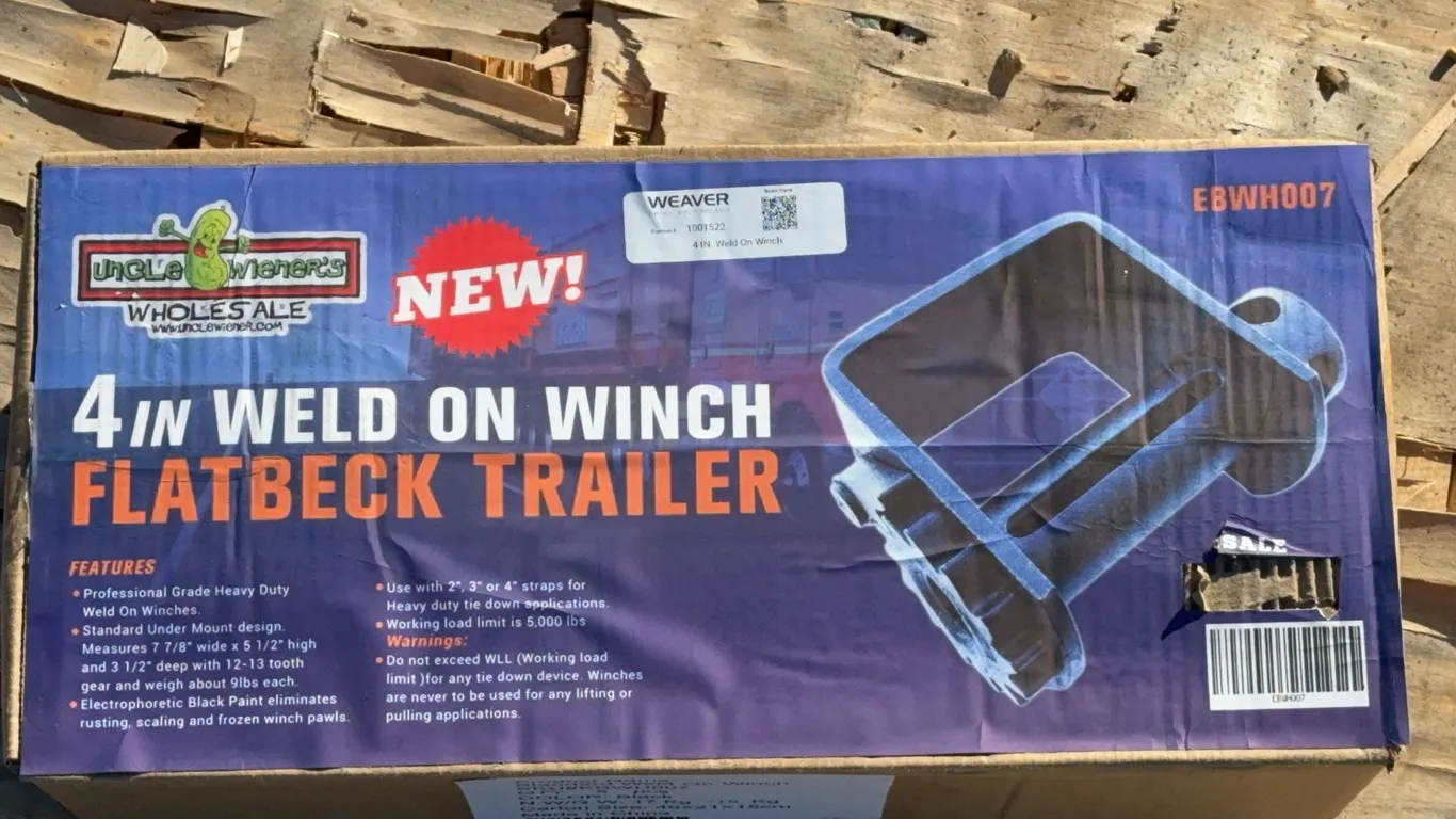4 IN. Weld On Winch