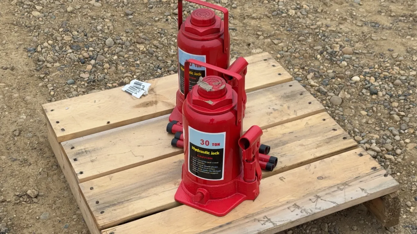 (2) 30 ton Hydraulic Jacks