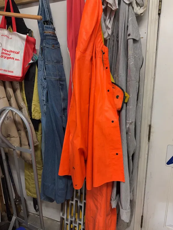 Helly Hansen N800 Flame Retardant Orange Bib Overalls, Size XL, Made in Canada
