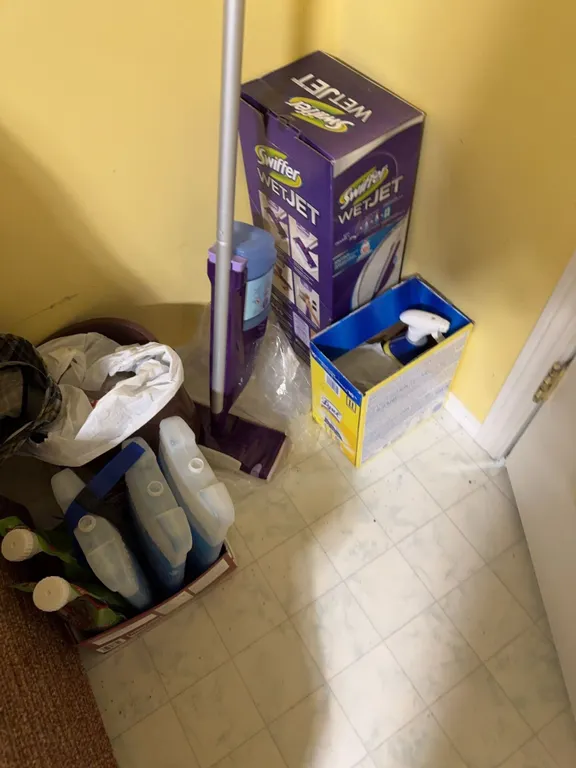 Swiffer WetJet Mop Set With Pads, Cleaner Bottles, and Boxed Kit