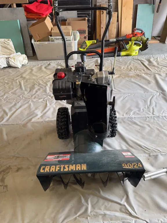 Craftsman 9.0/24 Two-Stage Gas Snow Blower with Electric Start and Shear Bolt Kit