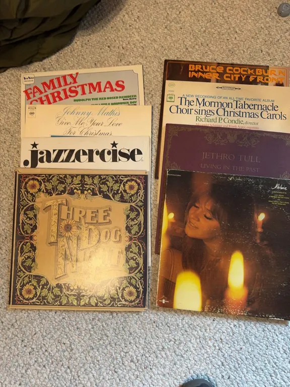 10 Vintage Vinyl Records Including Jethro Tull, Anne Murray, Jazzercise
