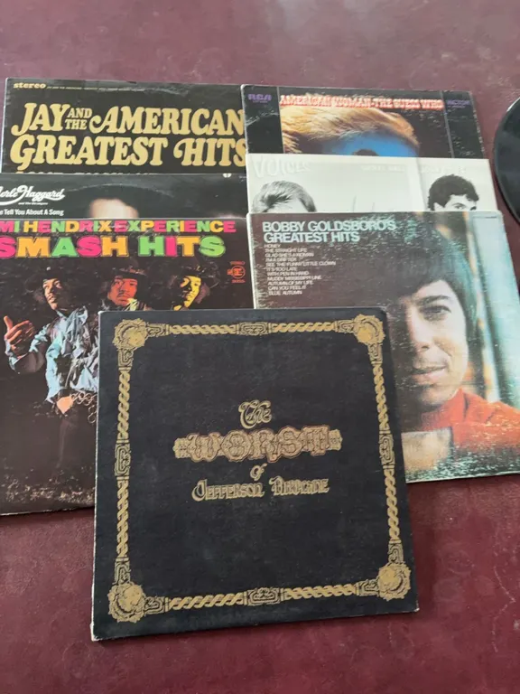 6 Classic Vinyl Records Including Jay And The Americans And The Who