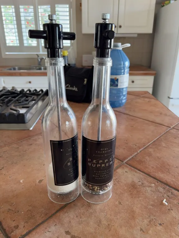 Olde Thompson Salt and Pepper Grinder Set With Steel and Glass Construction
