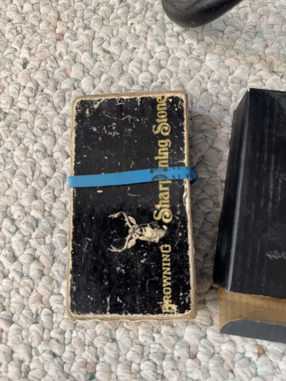 Browning Sharpening Stone Medium Arkansas Grit in Original Box