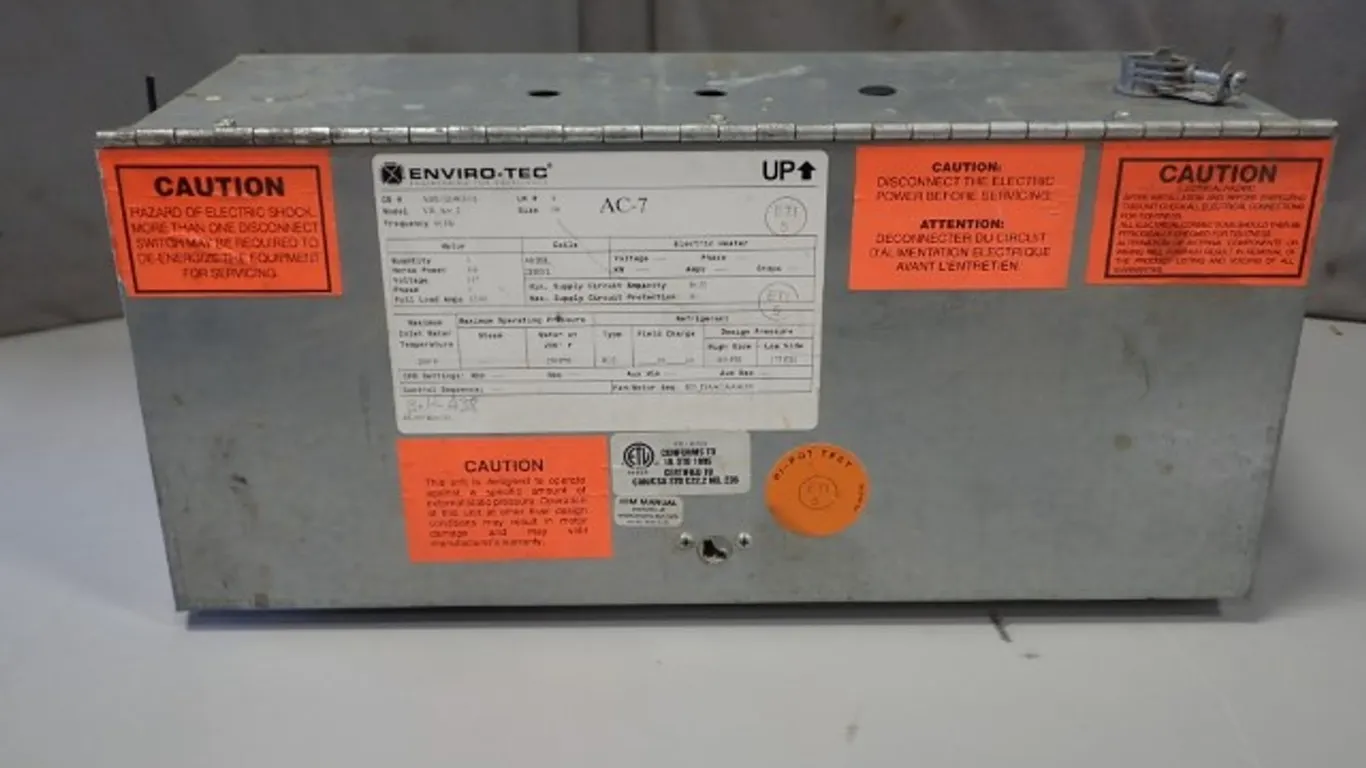 Enviro-Tec AC-7 Commercial HVAC Terminal Unit