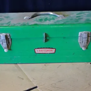 Craftsman Metal Tool Box & Tools