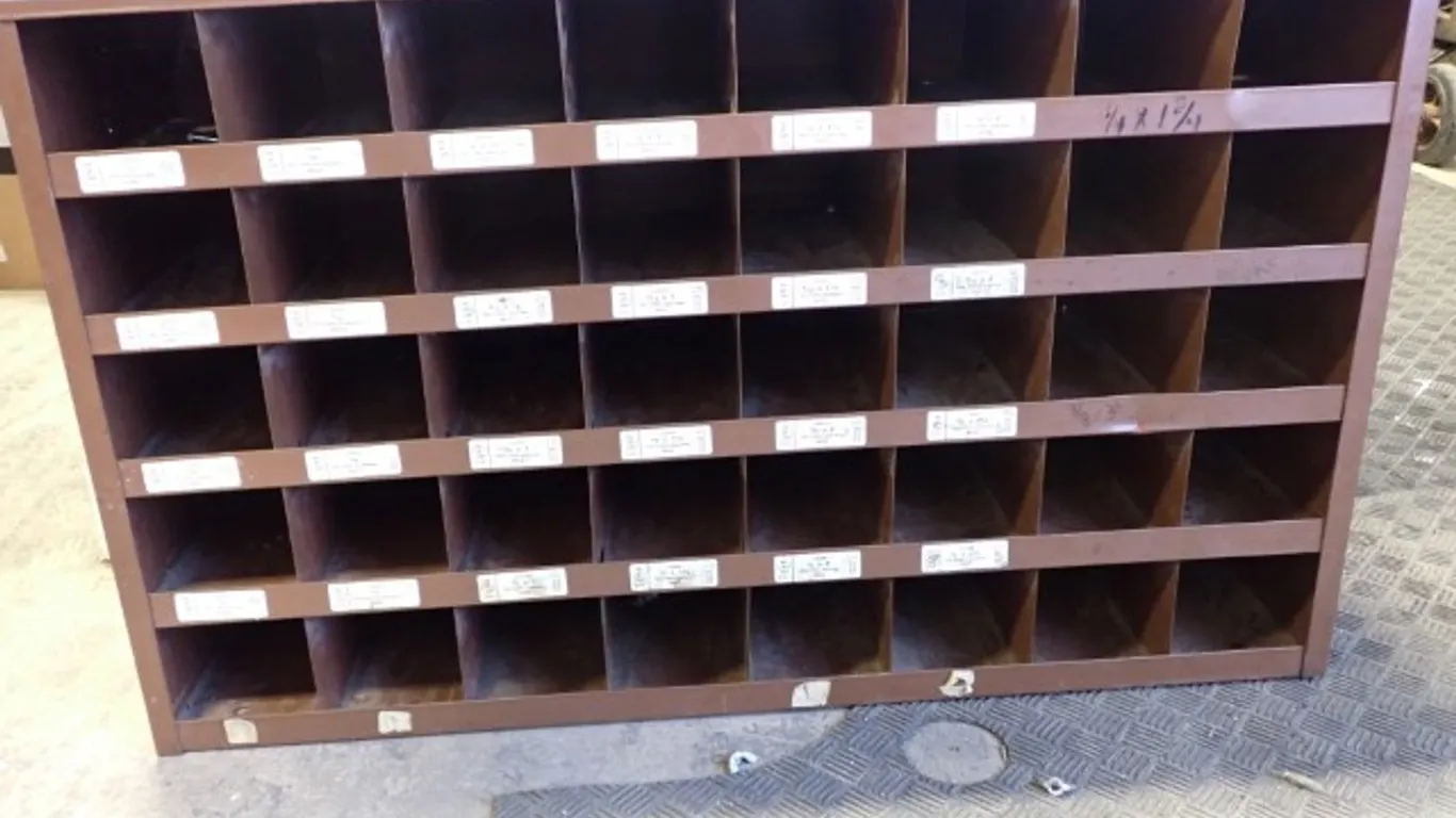 Brown Lawson Metal Hardware Organizer