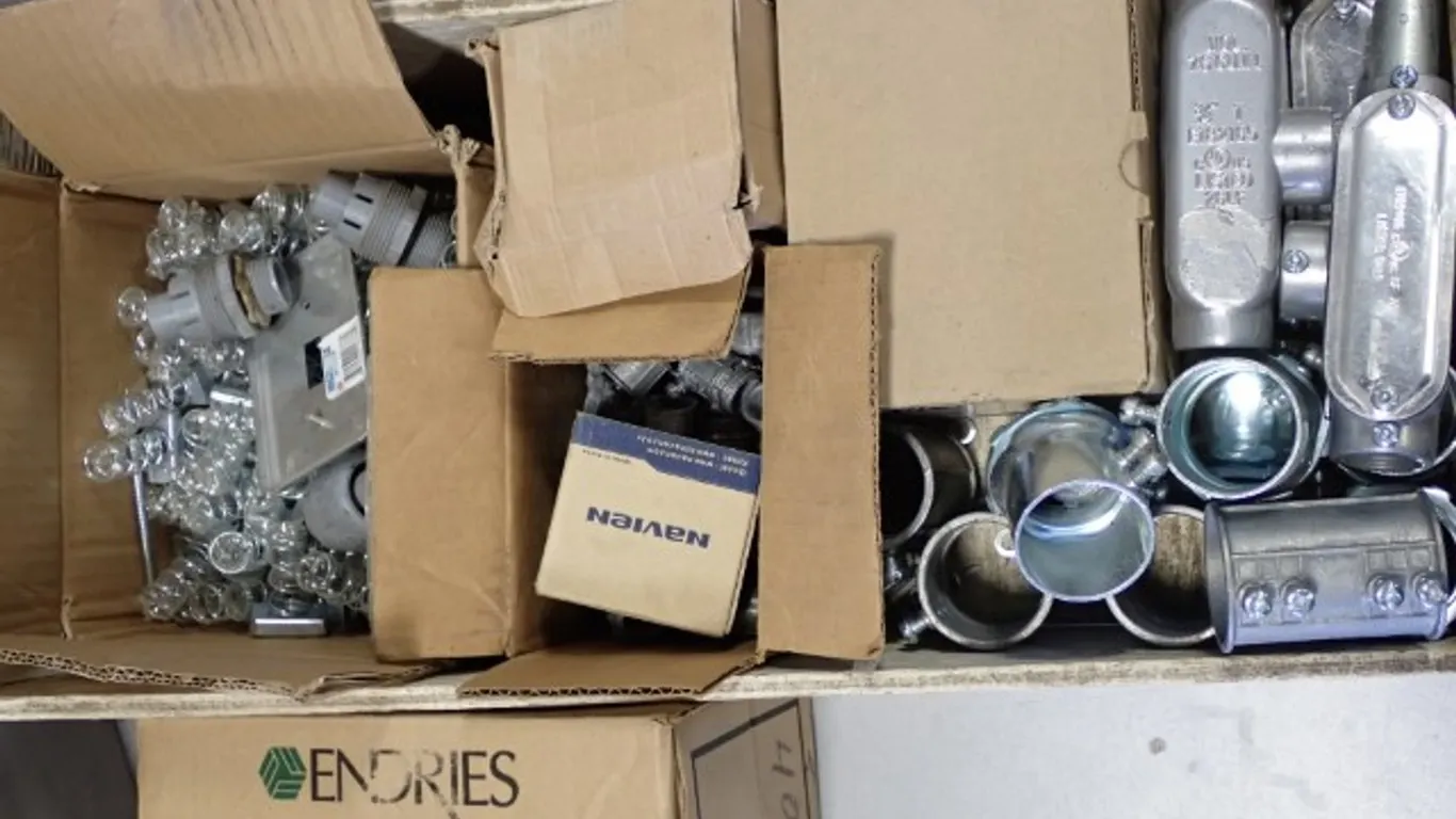 Mixed Electrical Conduit Fittings, Junctions & Hardware