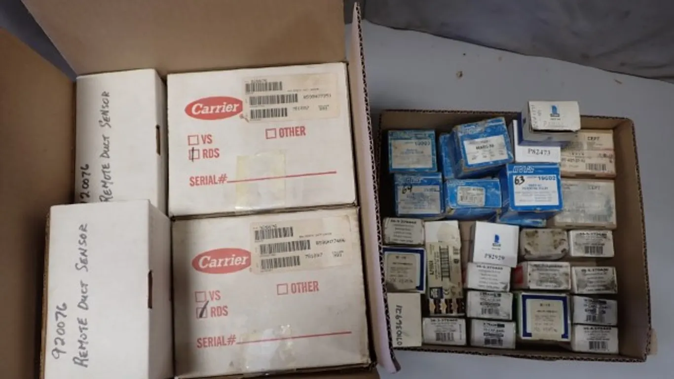 Large Job Lot of HVAC Inducers & Sensors