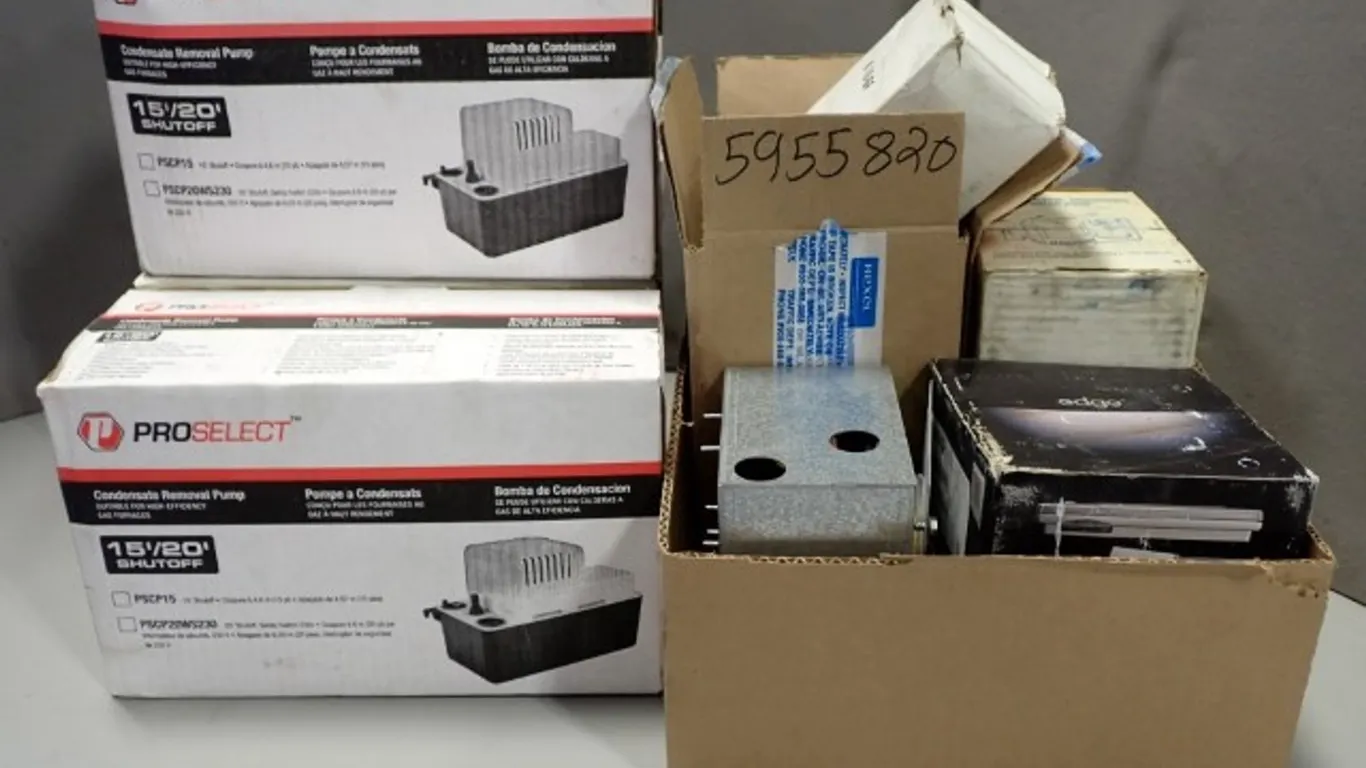 Assorted HVAC Condensate Pumps & Control