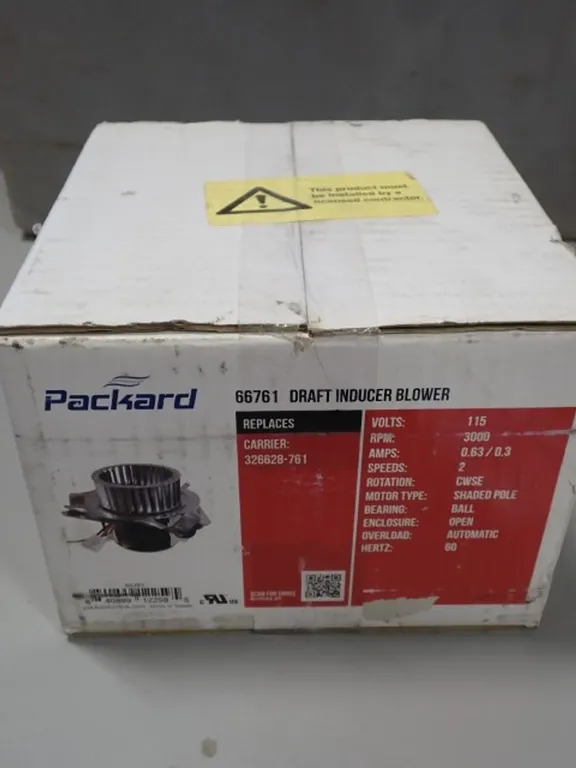 Packard 66761 Draft Inducer Blower