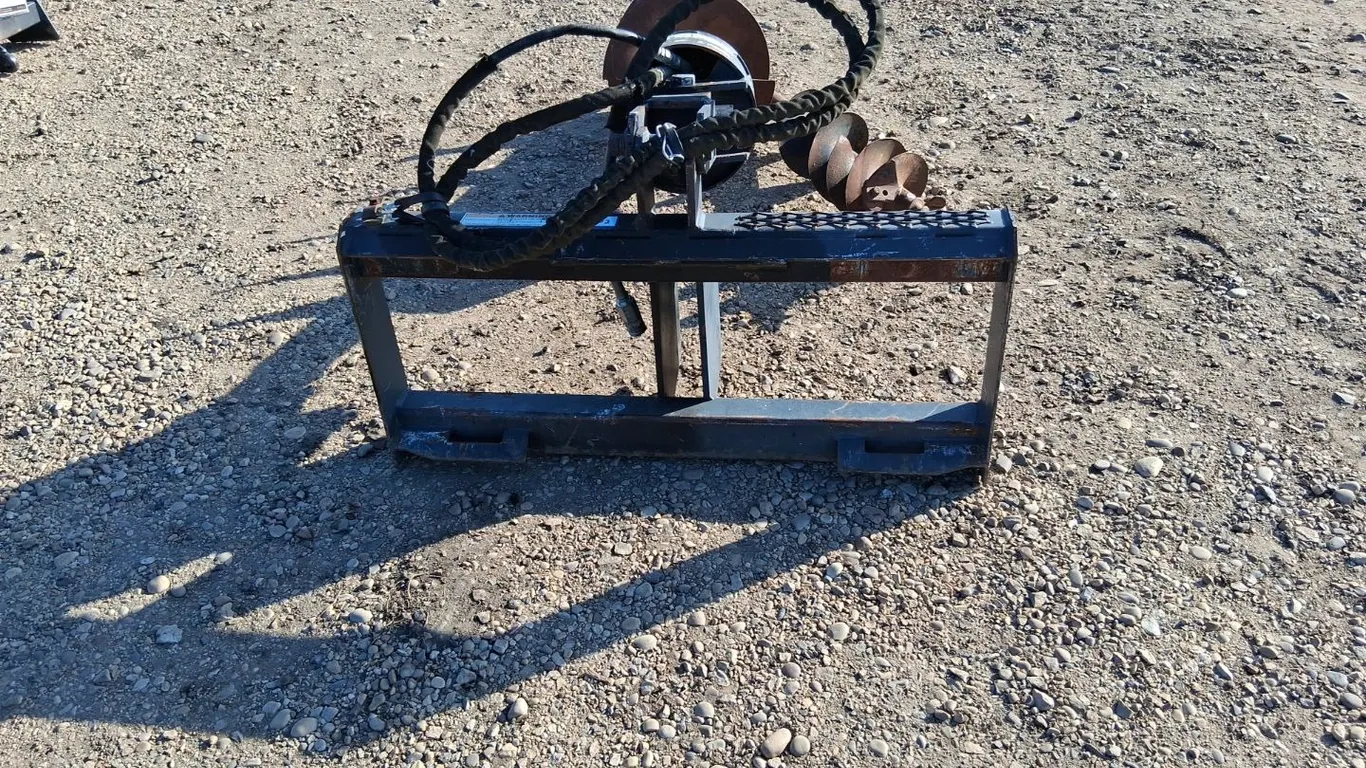 Skidsteer Mount Edge Earth Auger