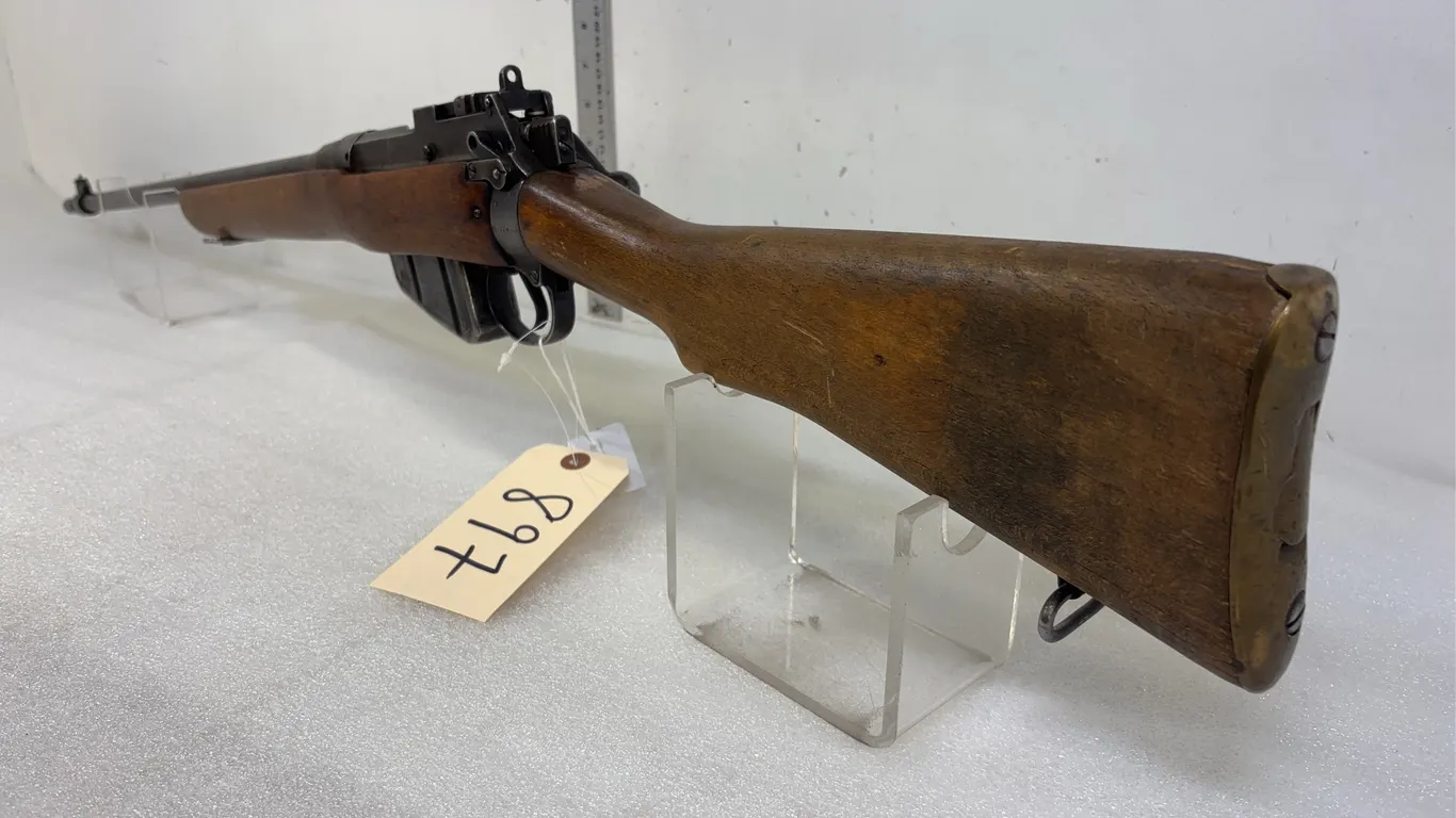 Lee Enfield No 4 MKI .303 British Bolt action Rifle, w/ mag, swivels, sn 753-W11952, *Unreserved*