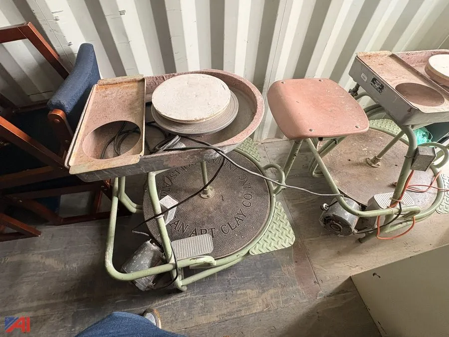 (2) Electric Pottery Wheels