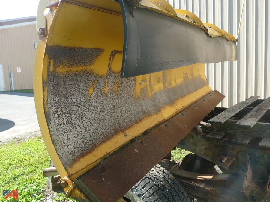 8' Fisher Storm Guard HD Straight Blade Plow
