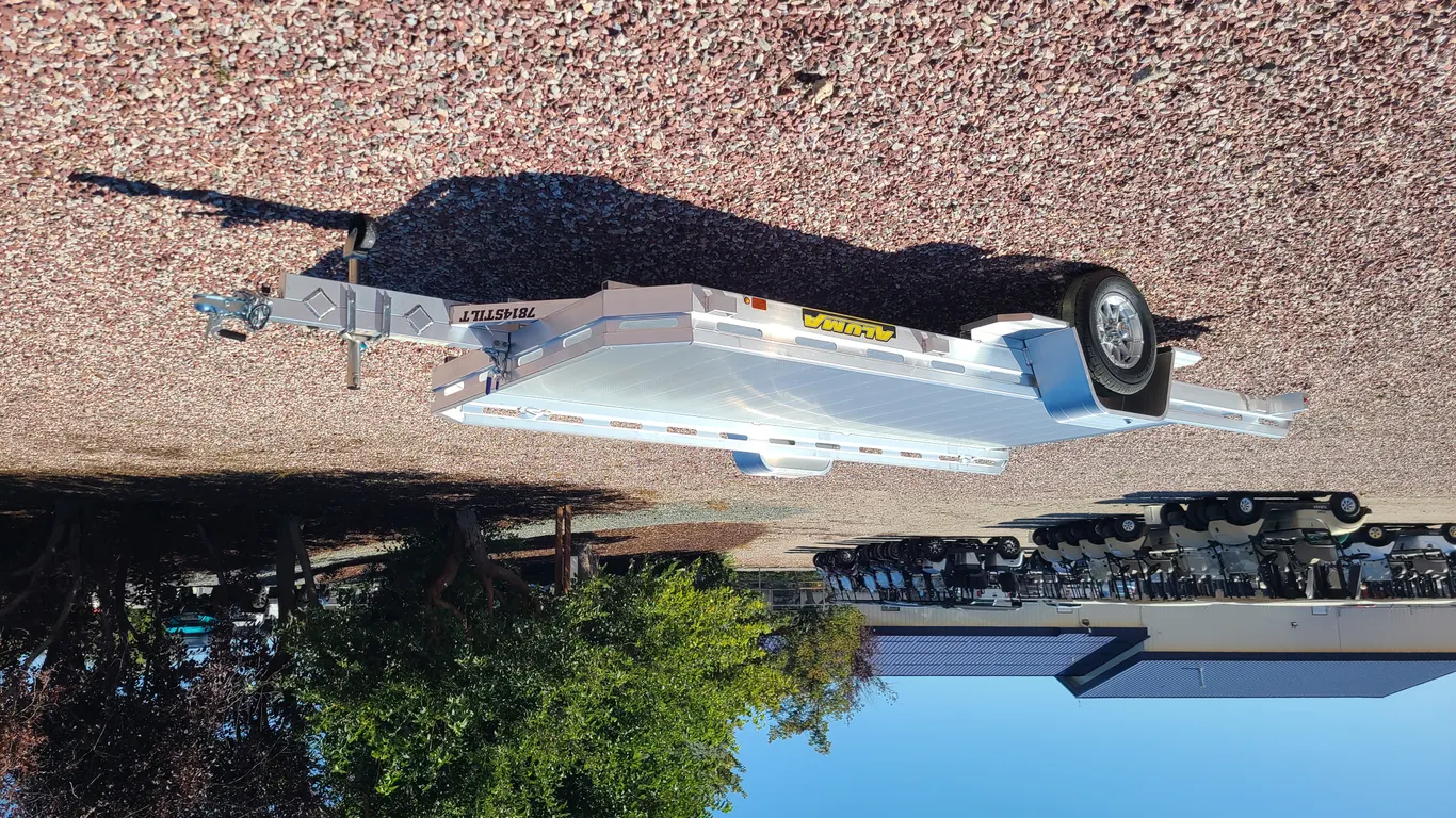 New 2026 Aluma 7814S Tilt Utility Trailer - 14FT