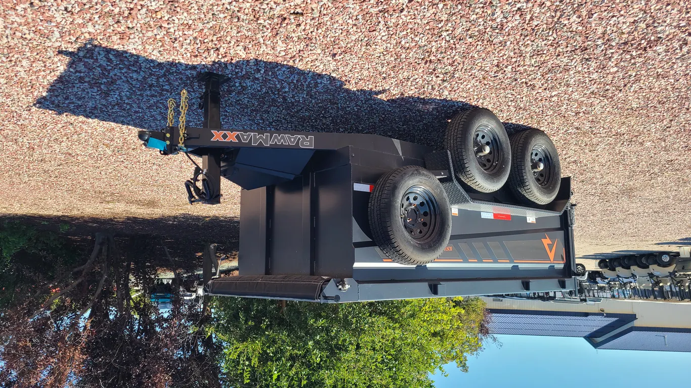 New 2026 RawMaxx SDX Knight 3D Dump Trailer - 10FT