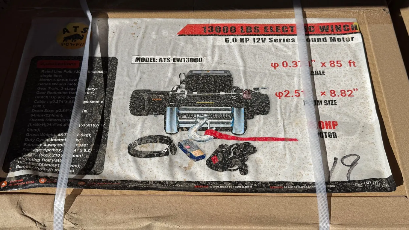 13000lb Electric Winch
