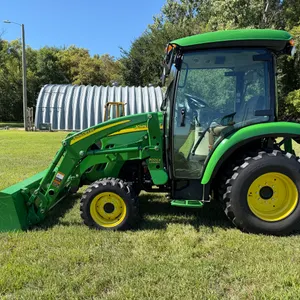 2017 John Deere Model 3720 MFWD Utility Tractor With John Deere Model 300CX Loader, 235 HOURS, 15x19