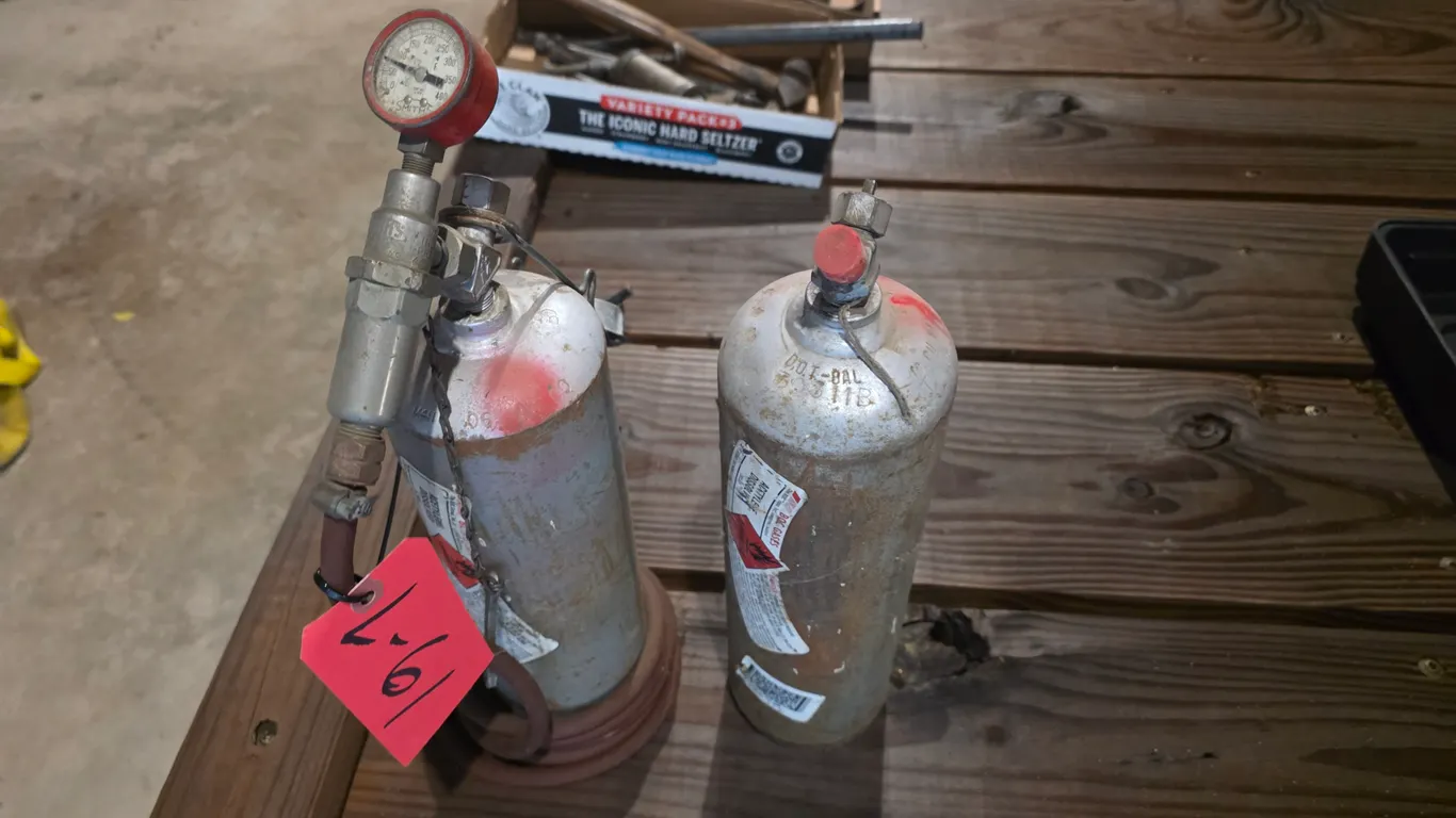 (2) Acetylene Tanks