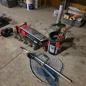 Fishing Supplies, Fish Nets, And Auger
