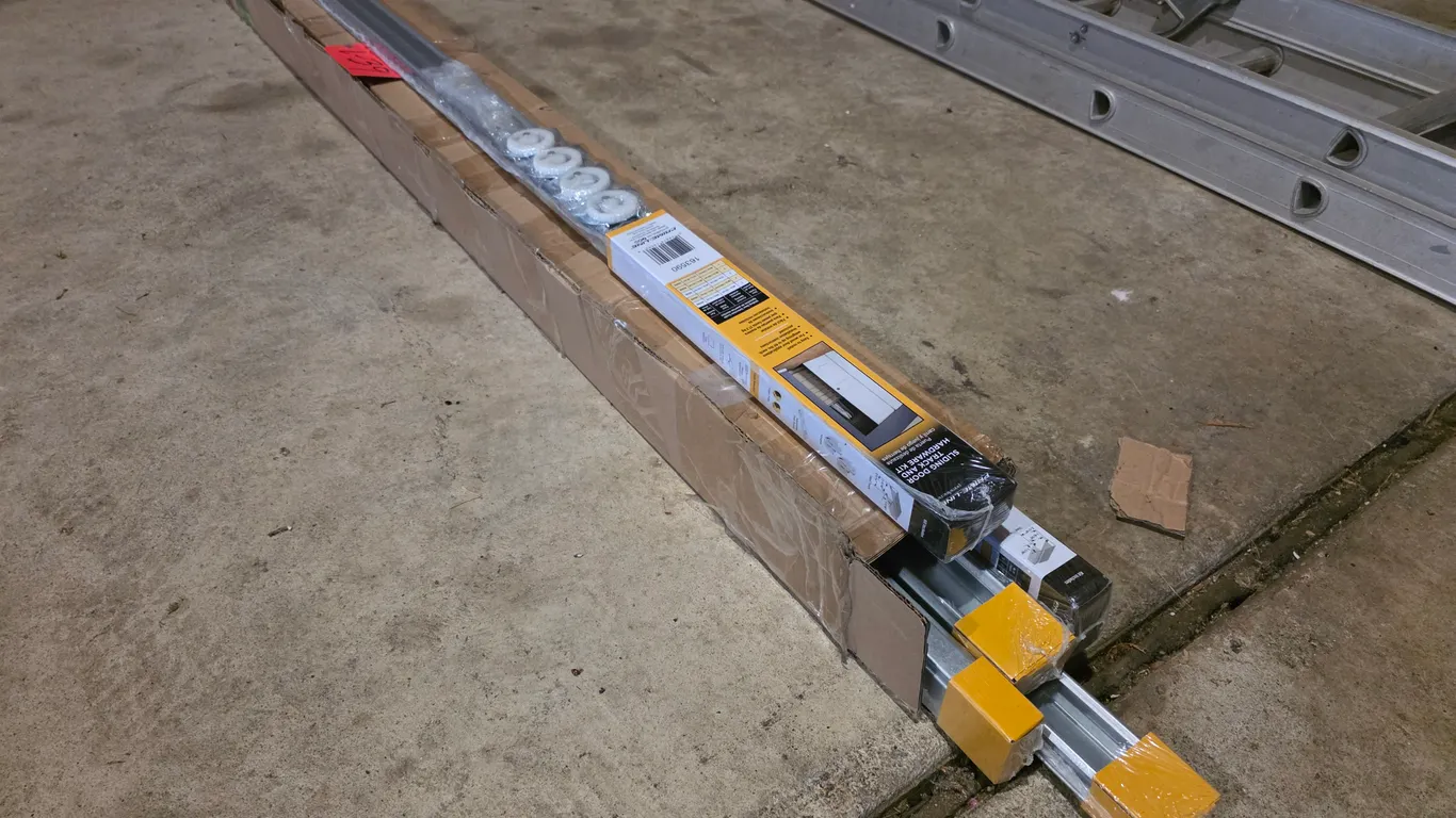 Sliding Door Track Hardware Kit