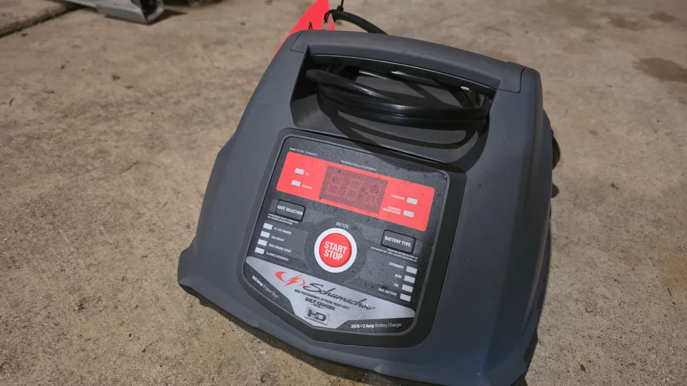 Schumacher Battery Charger, 100/30/6/2 Amp