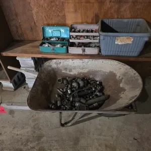 Wheelbarrow And Misc Pipe Fittings