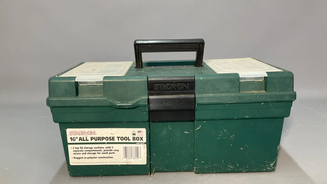 Stack-On 16" All Purpose Tool Box with Hand Tools