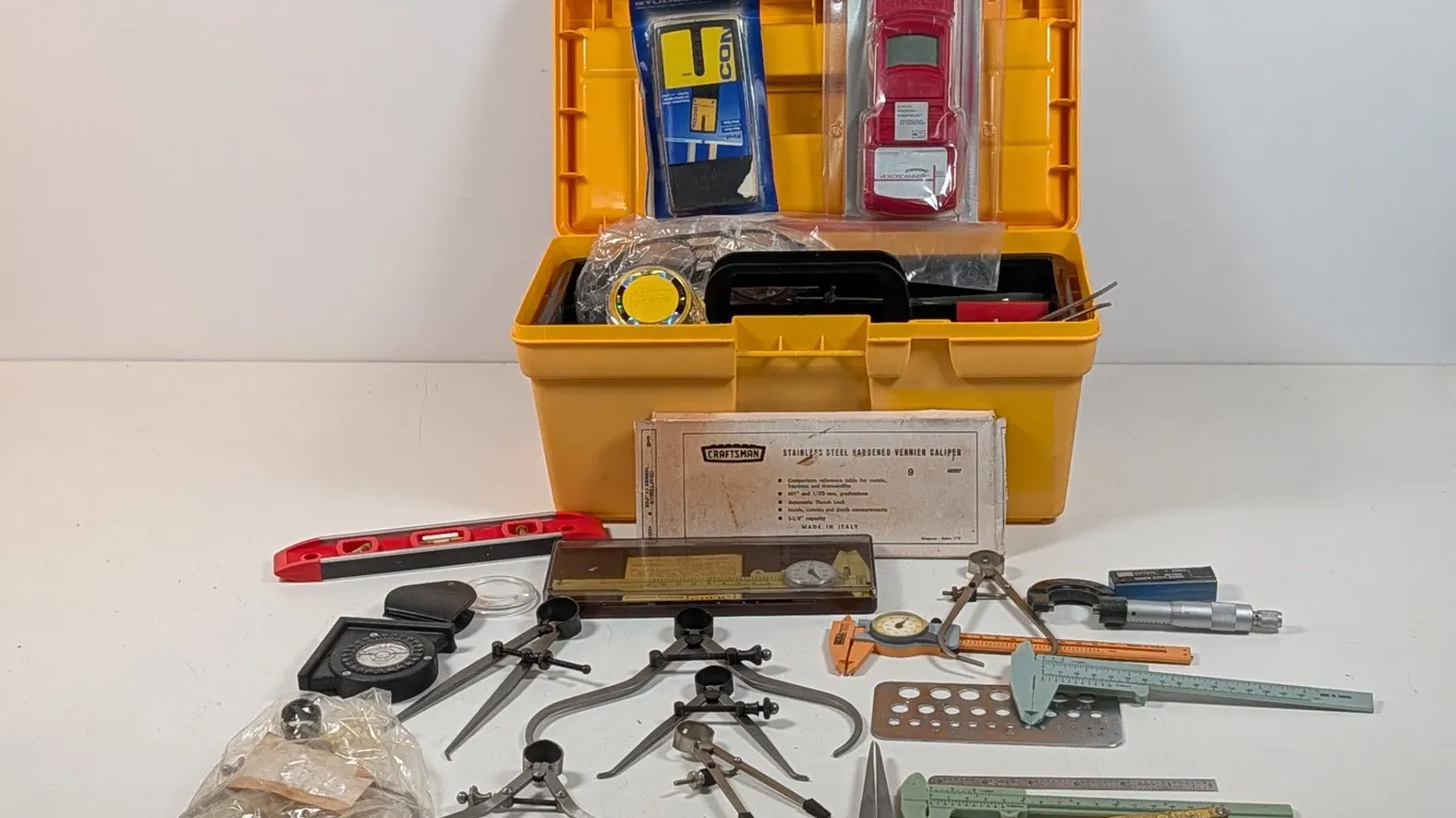 Zircon Scanners, Craftsman Calipers & Assorted Measuring Tools