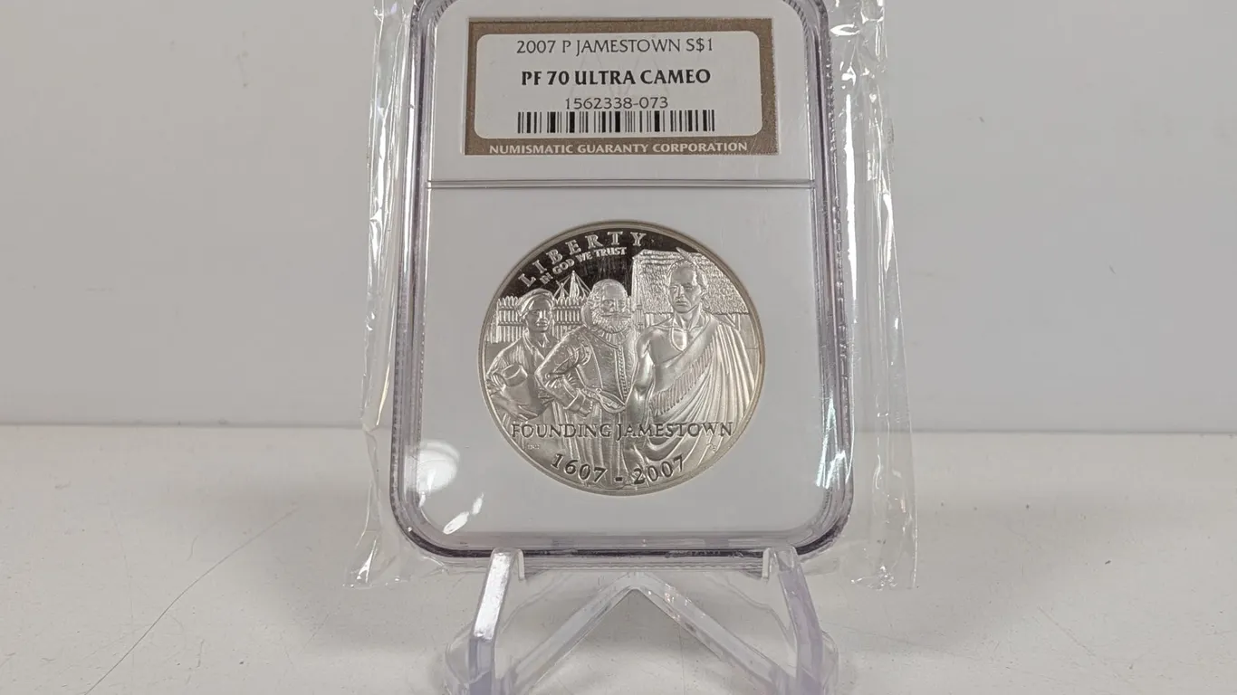 2007-P Jamestown Commemorative Silver Dollar PF 70 Ultra Cameo NGC
