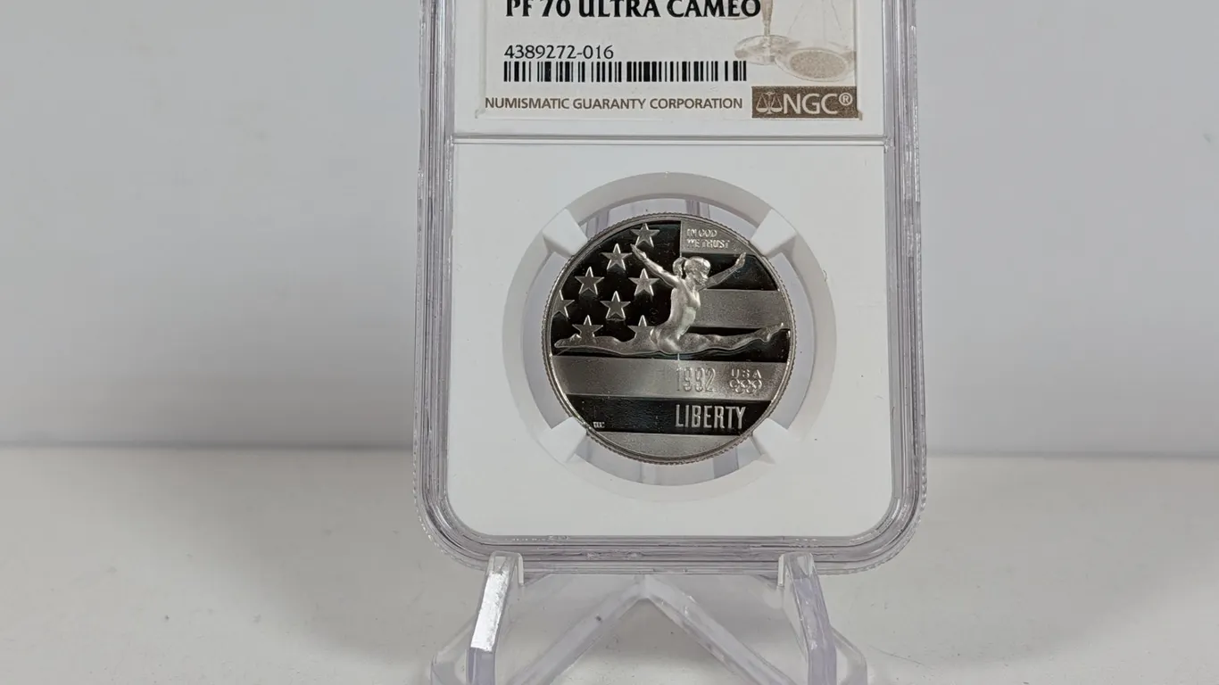 1992 S Olympics 50C Silver Half Dollar NGC PF 70 Ultra Cameo