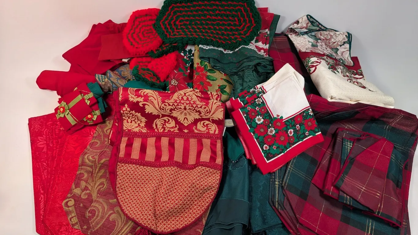 Assorted Holiday Linens and Placemats