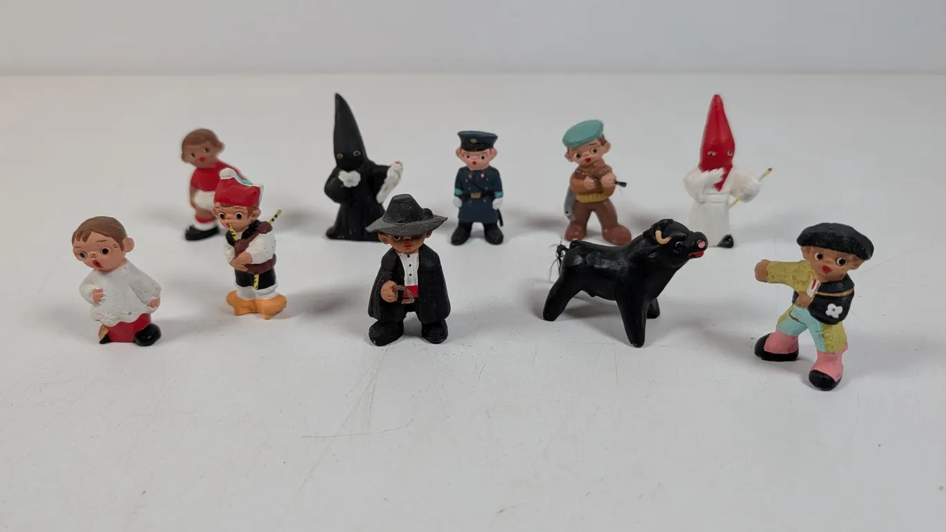 Collection of Spanish Mud People Miniature Figurines