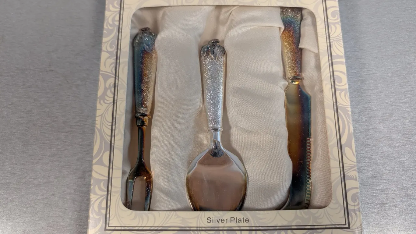 Grace Silver Plate Serving Set