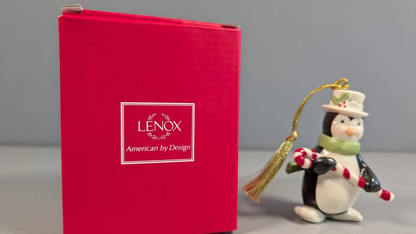 Lenox Penguin Christmas Ornament
