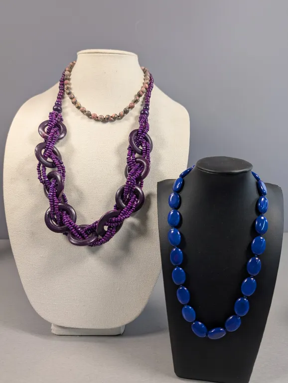 Three Assorted Costume Necklaces