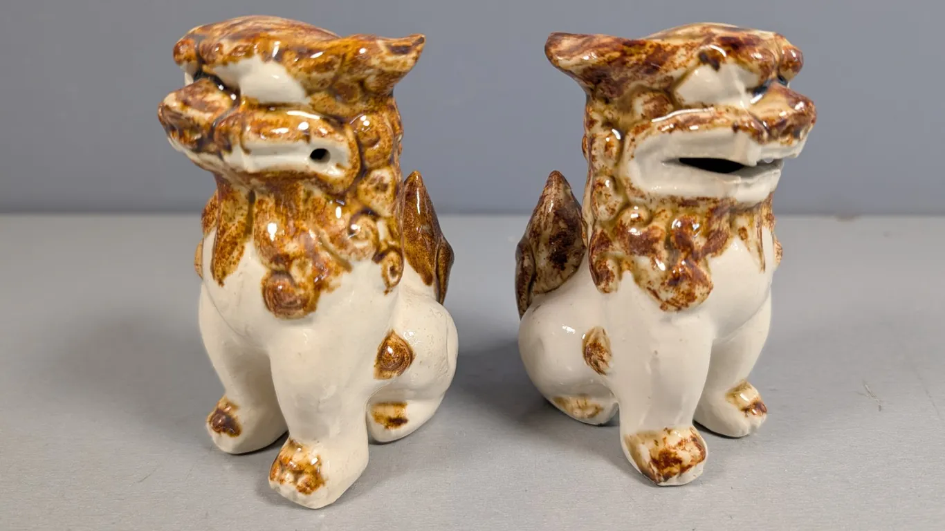 Ceramic Foo Dog figures