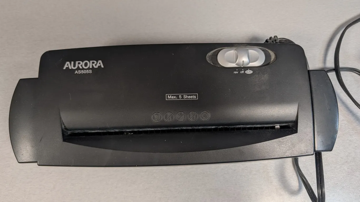 Aurora AS505S Paper Shredder