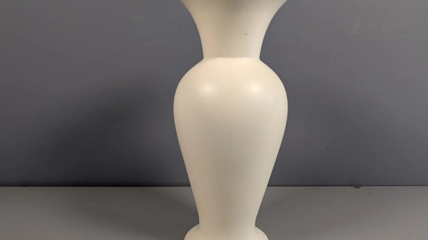 Cream Ceramic Vase Made in Portugal