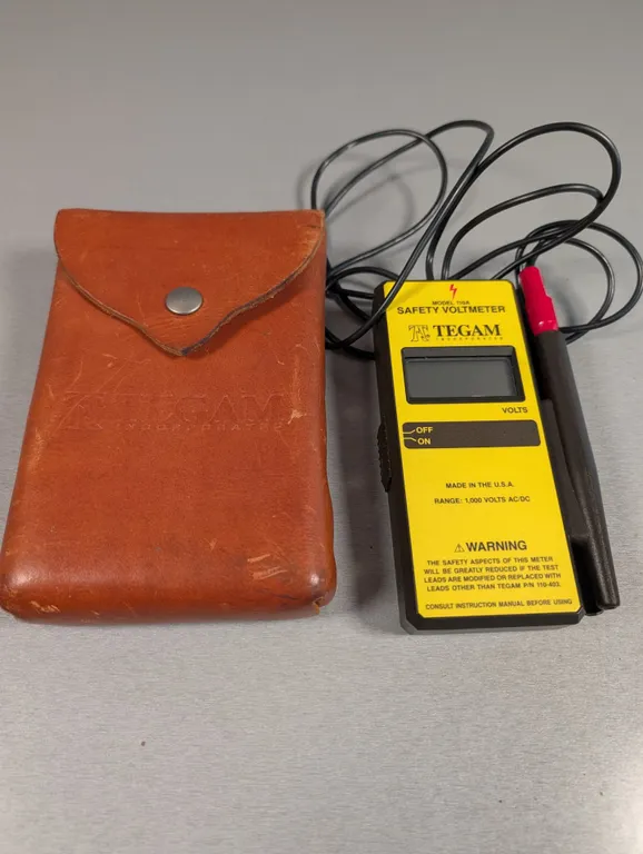 TEGAM Model 110A Safety Voltmeter with Leather Case