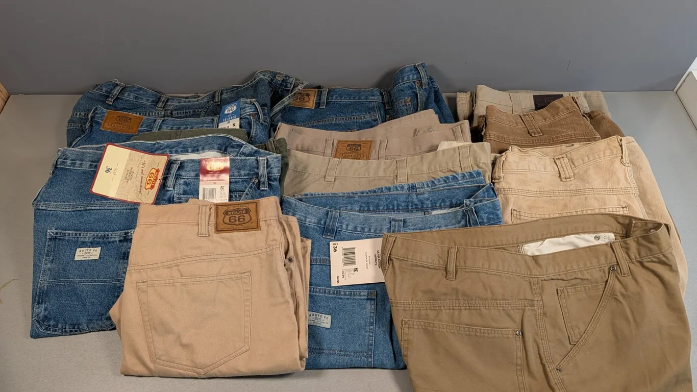 Thirteen Assorted Route 66 and Lee men's shorts