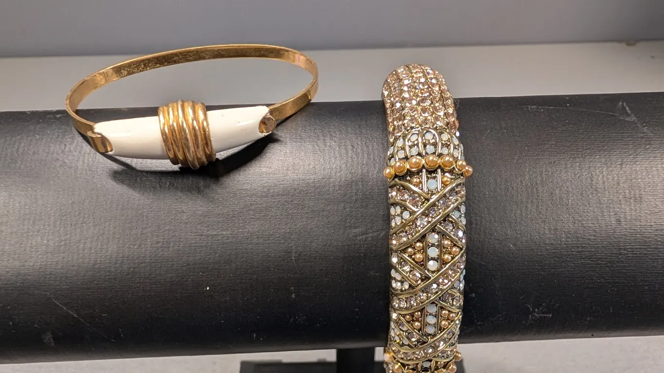 Heidi Daus and Modernist Style Bracelet, 2 Pcs