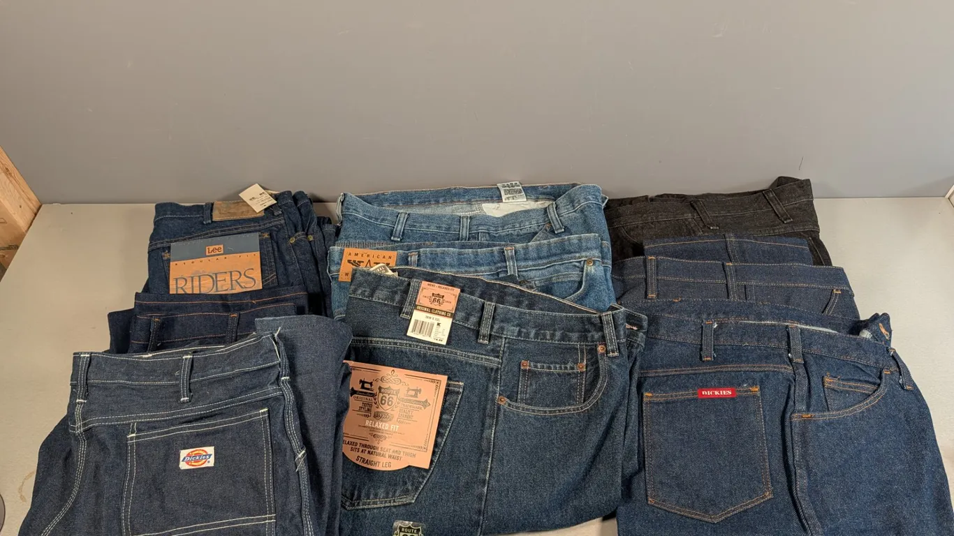 Assorted Men's Denim Jeans Lot